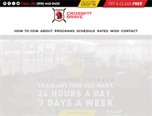 Tablet Screenshot of crossfitbrave.com